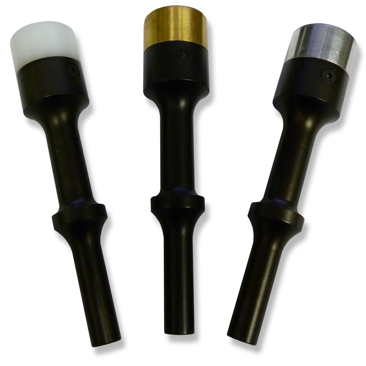 VIM Tools AH100 Air Hammer Soft Head Tool Set, 3-Piece Aluminum, Brass, & Nylon Headed Air Hammers