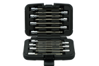 VIM Tools BHXLM100 14-Piece 3/8" Drive Master XL Ball Hex Driver Set, 6" OAL, Includes: 3mm - 10mm, 1/8" - 3/8" - Tool Leaks