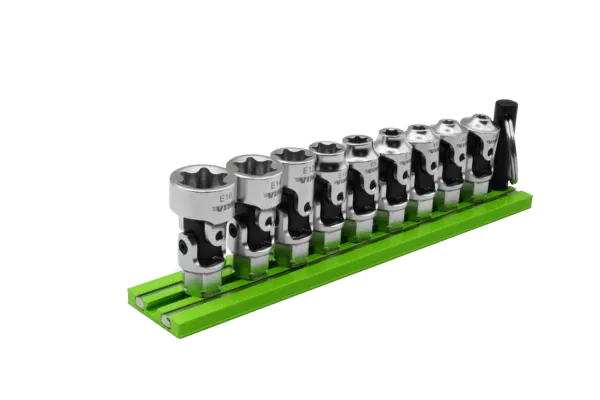 VIM Tools DDSUJET400 9-Piece Dual-Drive Stubby E-Torx Universal Socket Set - Tool Leaks