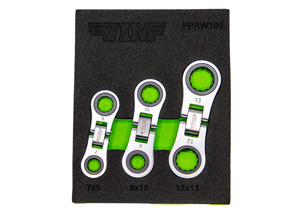 VIM Tools FPRW100 Nano flex ratcheting wrench set - Tool Leaks