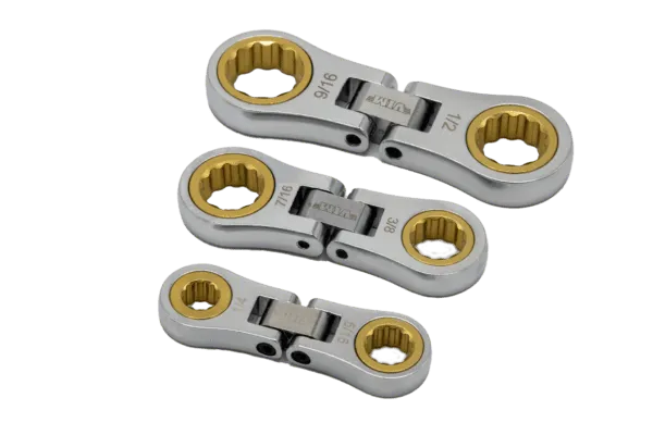 VIM Tools FPRWS100 3-Piece Flex Palm Ratchet - SAE