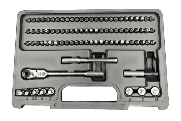 VIM Tools FRBS89 89-Piece master bit set with 1/4" flex ratchet (includes RFB400K)