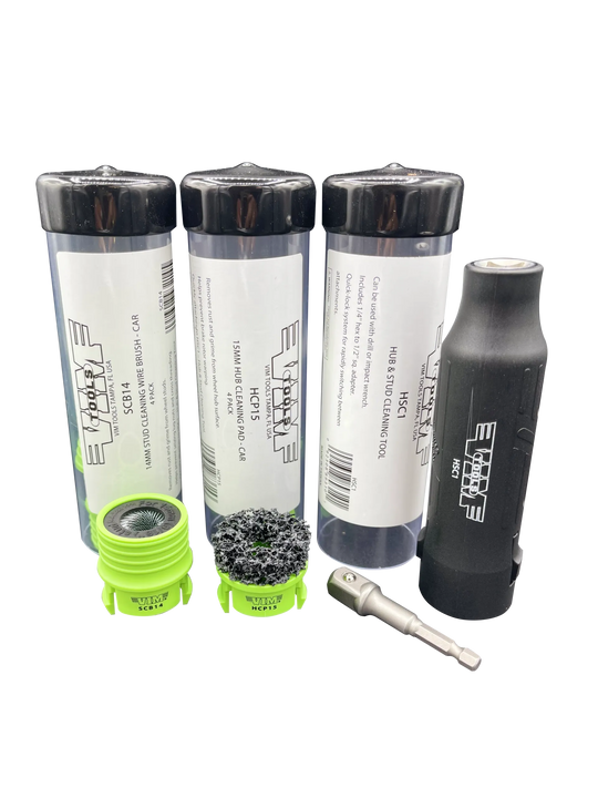 VIM Tools HSC100 Hub And Stud Cleaning Kit - Car