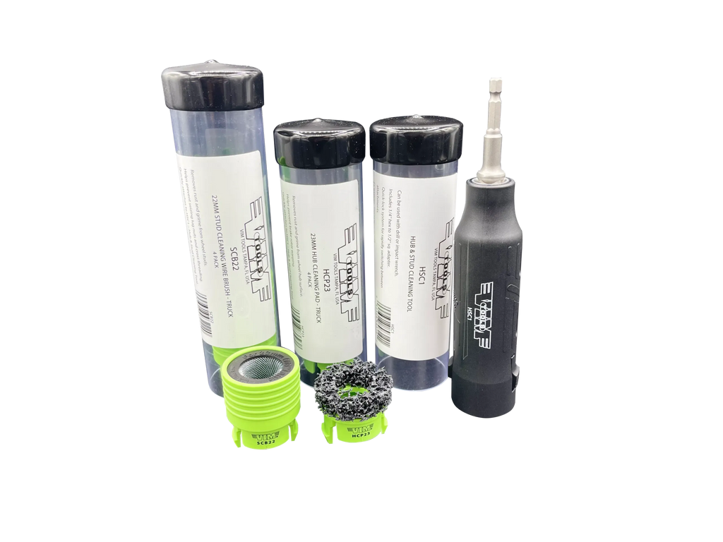 VIM Tools HSC200 Hub And Stud Cleaning Kit - Truck - Tool Leaks