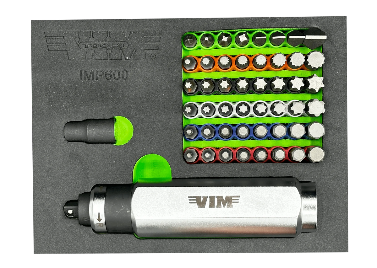 VIM Tools IMP600 Hand Impact Driver & Bit Set