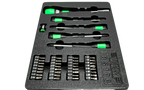VIM Tools IRS100 39-Piece Interchangeable Ratcheting Screwdriver Master Set - Tool Leaks