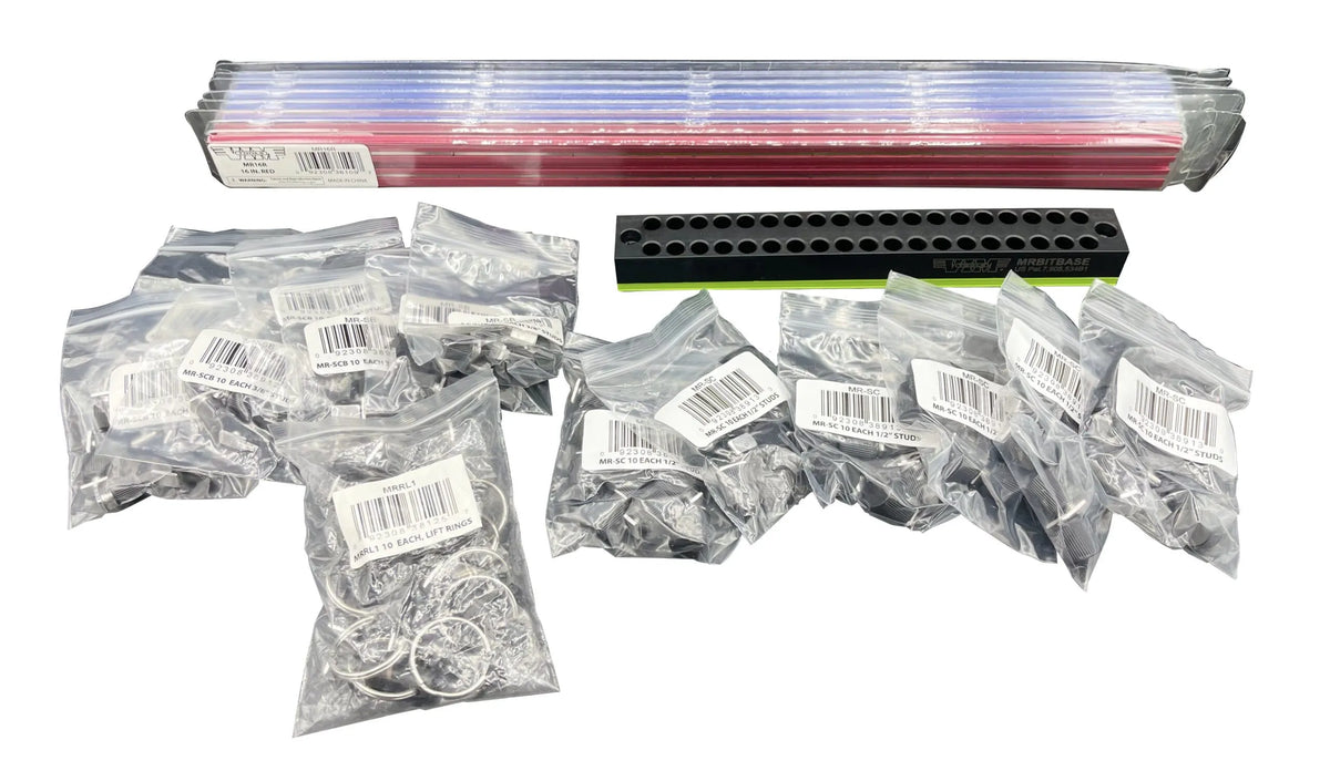 VIM Tools MR16JP 10-Piece 16" Magrail Jobber Pack