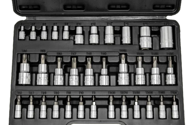VIM Tools TMS34PF Torx Master 34-Piece Set, press fit, blue case