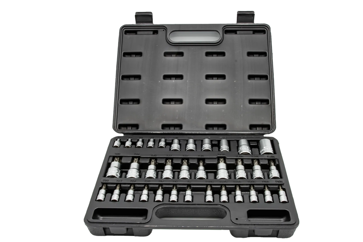 VIM Tools TMS34PF Torx Master 34-Piece Set, press fit, blue case