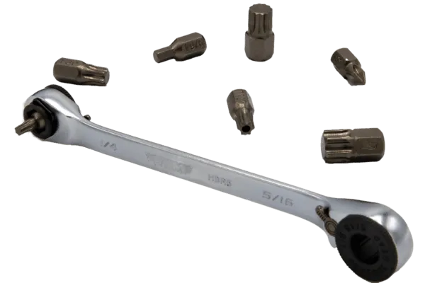 VIM Tools VHC77 Half Cut Master Bit Set, 77-Piece, 5/8" long bits, all Torx, Hex, XZN Phillips and flat - Tool Leaks