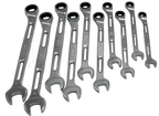 VIM Tools SAR100 10-Piece Slim Angled Ratcheting Wrench Set - Tool Leaks
