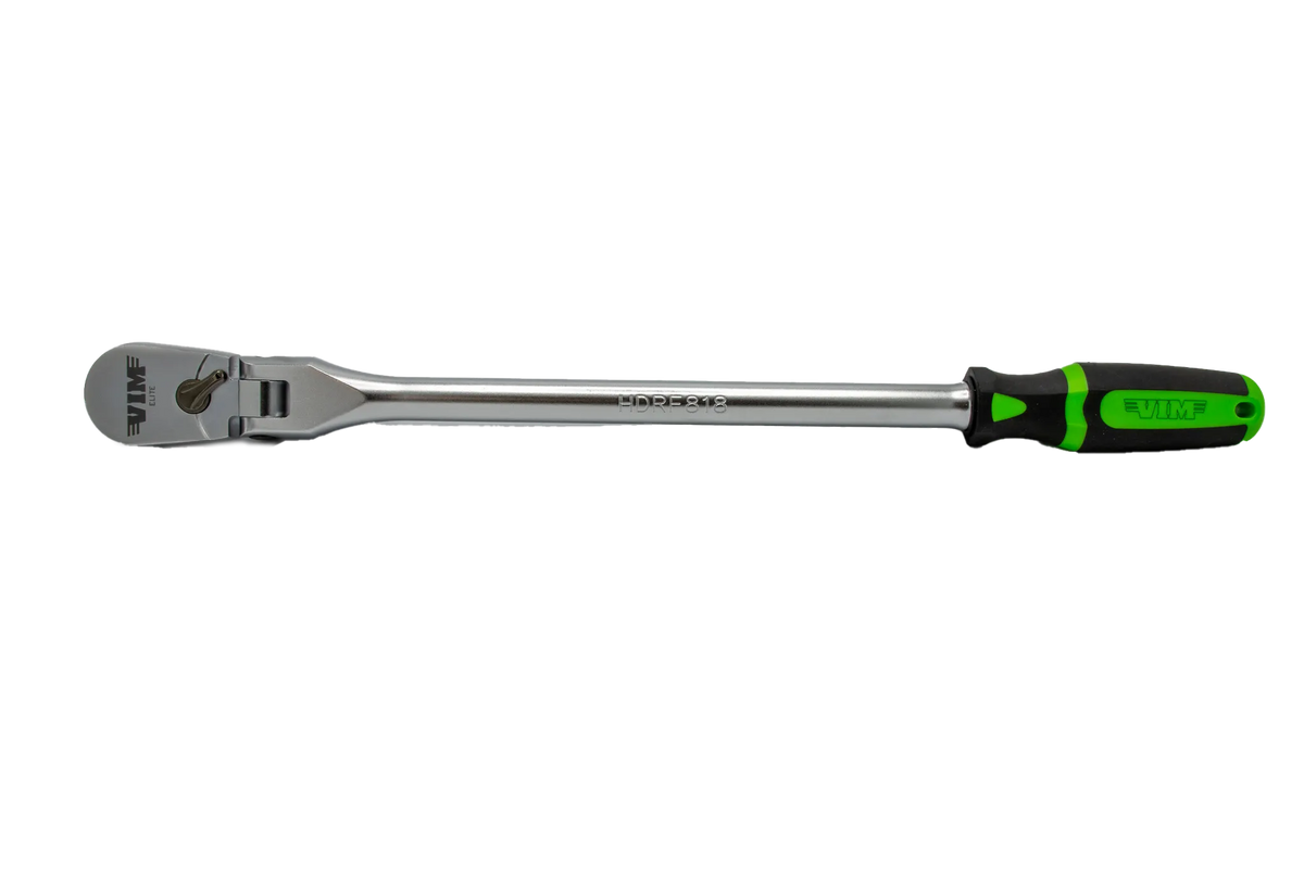 VIM Tools HDRF818 1/2" Drive 18" Heavy-Duty 90T Flex Head Ratchet