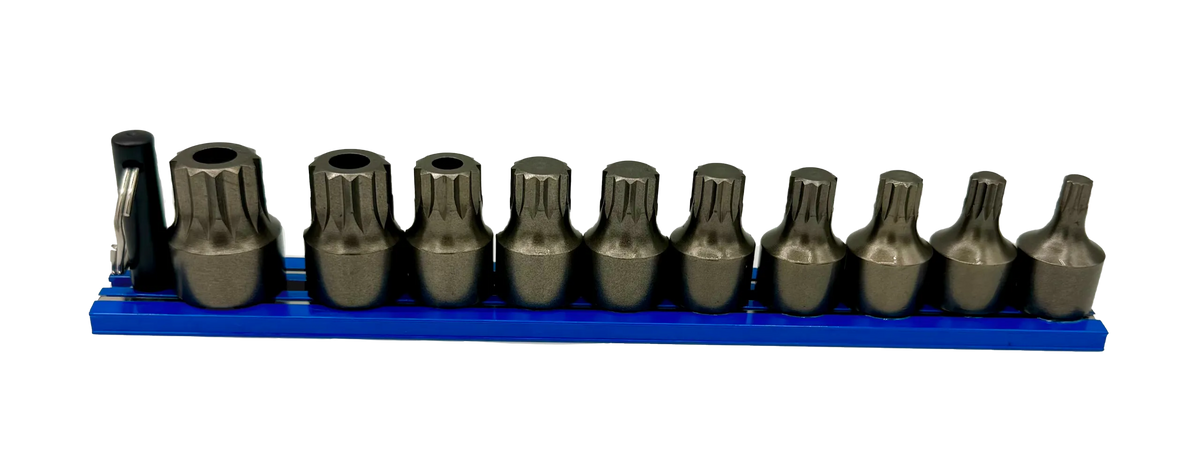 VIM Tools IMPACT-XZN6 IMPACT XZN Driver Set 10-Piece, Power or Hand Approved, 3/8" Drive