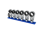 VIM Tools NORA150XL 6-Piece 12-Point Offset, Flex Head Ratcheting Wrench Attachments (14 - 19mm) - Tool Leaks